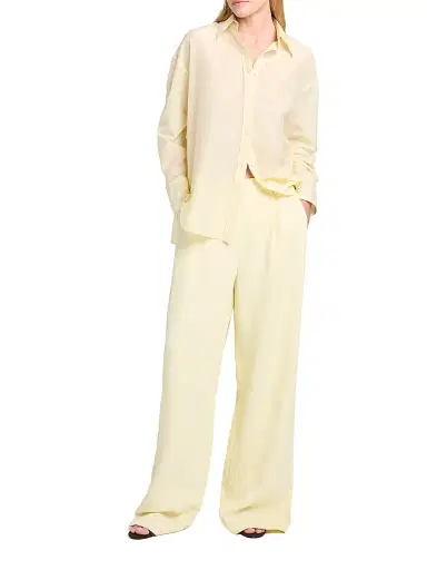 TWP Women's Hudson St. Linen-Blend Pants - Bone - Size 12 | Thumbnail 2 TWP Women's Hudson St. Linen-Blend Pants - Bone - Size 12 | Thumbnail 2