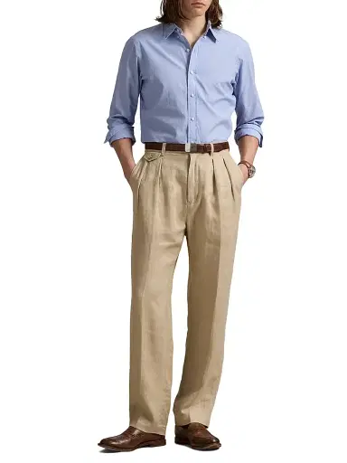 Polo Ralph Lauren Men's Classic-Fit End-On-End Shirt | Thumbnail 2 Polo Ralph Lauren Men's Classic-Fit End-On-End Shirt | Thumbnail 2