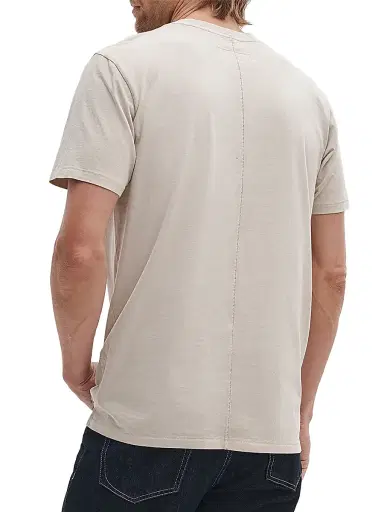 rag & bone Men's Crewneck Cotton T-Shirt - Taupe | Thumbnail 4 rag & bone Men's Crewneck Cotton T-Shirt - Taupe | Thumbnail 4
