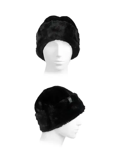 rag & bone Women's Kennedy Faux-Fur Hat - Black - Size Small | Thumbnail 2 rag & bone Women's Kennedy Faux-Fur Hat - Black - Size Small | Thumbnail 2