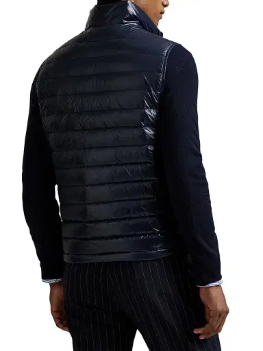 Polo Ralph Lauren Men's Quilted Down Vest - Collection Navy Glossy | Thumbnail 4 Polo Ralph Lauren Men's Quilted Down Vest - Collection Navy Glossy | Thumbnail 4