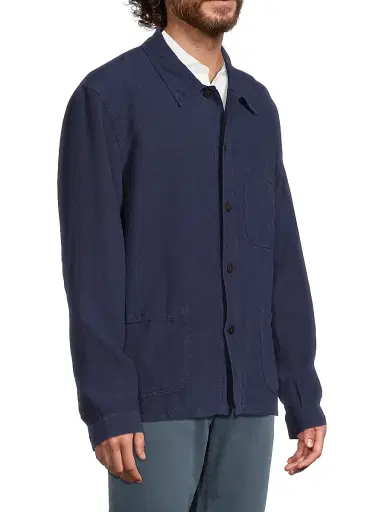 Polo Ralph Lauren Men's Linen Utility Jacket | Thumbnail 4 Polo Ralph Lauren Men's Linen Utility Jacket | Thumbnail 4