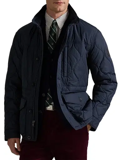 Polo Ralph Lauren Men's Eastham Quilted Hooded Field Jacket - Collection Navy | Thumbnail 3 Polo Ralph Lauren Men's Eastham Quilted Hooded Field Jacket - Collection Navy | Thumbnail 3