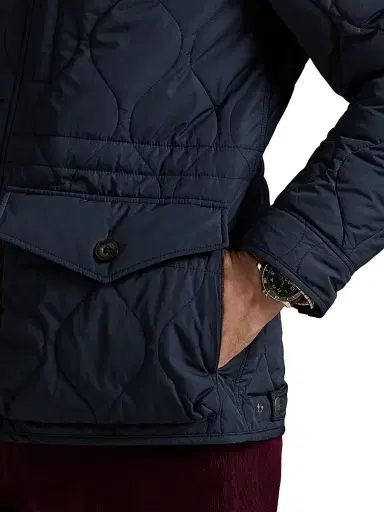 Polo Ralph Lauren Men's Eastham Quilted Hooded Field Jacket - Collection Navy | Thumbnail 5 Polo Ralph Lauren Men's Eastham Quilted Hooded Field Jacket - Collection Navy | Thumbnail 5