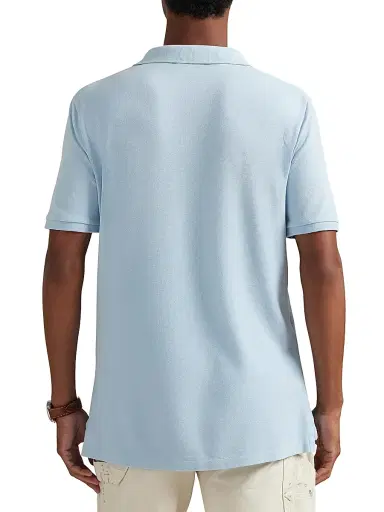 Polo Ralph Lauren Men's Polo Bear Cotton Polo Shirt - Southport Blue Heritage Bear | Thumbnail 5 Polo Ralph Lauren Men's Polo Bear Cotton Polo Shirt - Southport Blue Heritage Bear | Thumbnail 5