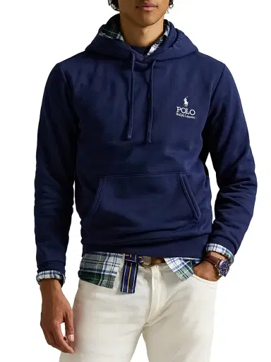 Polo Ralph Lauren Men's Seasonal Fleece Hoodie - Newport Navy - Size XXL | Thumbnail 3 Polo Ralph Lauren Men's Seasonal Fleece Hoodie - Newport Navy - Size XXL | Thumbnail 3