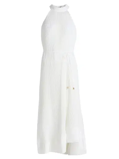 Milly Women's Nalani Pleated Midi-Dress | Thumbnail 1 Milly Women's Nalani Pleated Midi-Dress | Thumbnail 1
