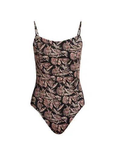 Ulla Johnson Women's Annine Printed One-Piece Swimsuit - Jasper | Thumbnail 1 Ulla Johnson Women's Annine Printed One-Piece Swimsuit - Jasper | Thumbnail 1