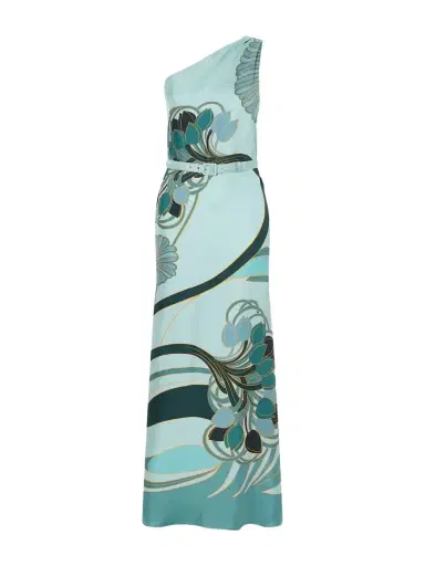La DoubleJ Printed Silk Satin Maxi Dress | Thumbnail 1 La DoubleJ Printed Silk Satin Maxi Dress | Thumbnail 1