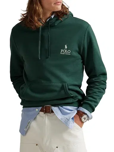 Polo Ralph Lauren Men's Seasonal Fleece Hoodie - Charter Green - Size XXL | Thumbnail 3 Polo Ralph Lauren Men's Seasonal Fleece Hoodie - Charter Green - Size XXL | Thumbnail 3