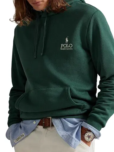 Polo Ralph Lauren Men's Seasonal Fleece Hoodie - Charter Green - Size XXL | Thumbnail 5 Polo Ralph Lauren Men's Seasonal Fleece Hoodie - Charter Green - Size XXL | Thumbnail 5