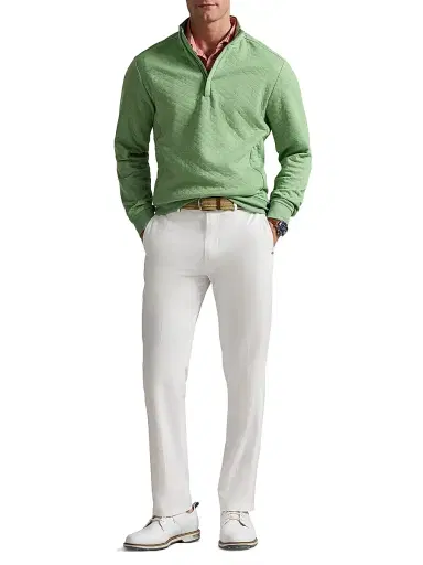RLX Ralph Lauren Men's Quilted Double-Knit Quarter-Zip Sweatshirt | Thumbnail 2 RLX Ralph Lauren Men's Quilted Double-Knit Quarter-Zip Sweatshirt | Thumbnail 2