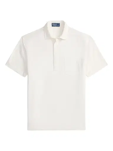Polo Ralph Lauren Men's Short Sleeve Linen Pique Polo Shirt - Deckwash White - Size XXL | Thumbnail 1 Polo Ralph Lauren Men's Short Sleeve Linen Pique Polo Shirt - Deckwash White - Size XXL | Thumbnail 1