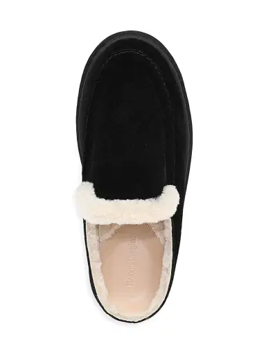 Favorite Daughter Women's Sunny Shearling Mules - Black - Size 11 | Thumbnail 4 Favorite Daughter Women's Sunny Shearling Mules - Black - Size 11 | Thumbnail 4