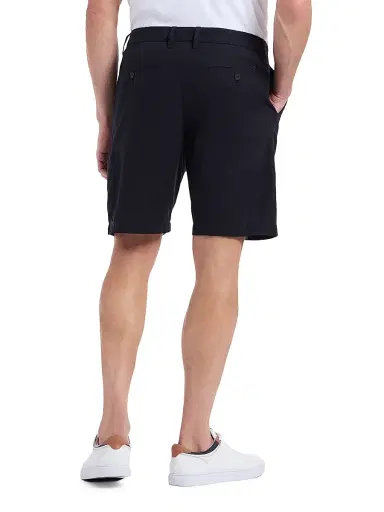 Robert Graham Men's Dixton Solid Cotton-Linen Shorts - Black | Thumbnail 5 Robert Graham Men's Dixton Solid Cotton-Linen Shorts - Black | Thumbnail 5