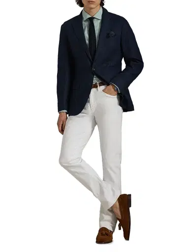 Polo Ralph Lauren Men's Check Cotton Poplin Shirt - Powder Sage White - Size XXL | Thumbnail 2 Polo Ralph Lauren Men's Check Cotton Poplin Shirt - Powder Sage White - Size XXL | Thumbnail 2