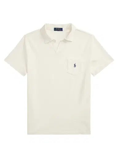 Polo Ralph Lauren Men's Logo Cotton-Linen Jersey Polo Shirt | Thumbnail 1 Polo Ralph Lauren Men's Logo Cotton-Linen Jersey Polo Shirt | Thumbnail 1