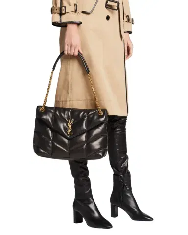 Saint Laurent Lou Puffer Medium YSL Shoulder Bag in Quilted Leather | Thumbnail 1 Saint Laurent Lou Puffer Medium YSL Shoulder Bag in Quilted Leather | Thumbnail 1