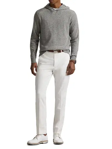 RLX Ralph Lauren Men's Cashmere Knit Hoodie - Fawn Grey Heather - Size XXL | Thumbnail 2 RLX Ralph Lauren Men's Cashmere Knit Hoodie - Fawn Grey Heather - Size XXL | Thumbnail 2