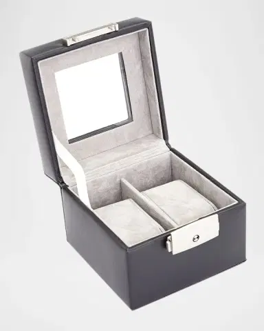 Royce New York Personalized Leather 2-Watch Display Case | Thumbnail 4 Royce New York Personalized Leather 2-Watch Display Case | Thumbnail 4