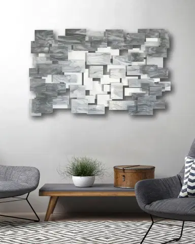 Karo Studios Glass and Metal Wall Sculpture | Thumbnail 2 Karo Studios Glass and Metal Wall Sculpture | Thumbnail 2