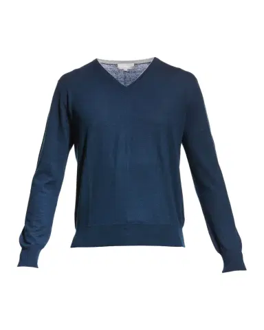 Neiman Marcus Men's Extra Lightweight Wool-Cashmere V-Neck Sweater | Thumbnail 1 Neiman Marcus Men's Extra Lightweight Wool-Cashmere V-Neck Sweater | Thumbnail 1