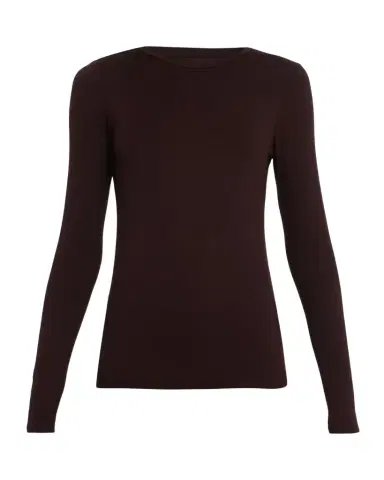 Majestic Filatures Soft Touch Flat-Edge Long-Sleeve Crewneck Top | Thumbnail 1 Majestic Filatures Soft Touch Flat-Edge Long-Sleeve Crewneck Top | Thumbnail 1