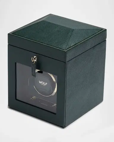 Wolf British Racing Single Watch Winder with Storage | Thumbnail 3 Wolf British Racing Single Watch Winder with Storage | Thumbnail 3