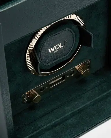 Wolf British Racing Single Watch Winder with Storage | Thumbnail 4 Wolf British Racing Single Watch Winder with Storage | Thumbnail 4