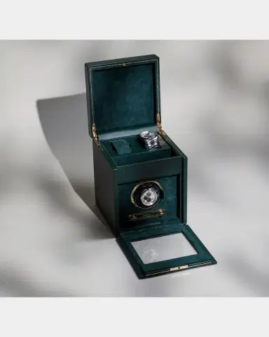 Wolf British Racing Single Watch Winder with Storage | Thumbnail 5 Wolf British Racing Single Watch Winder with Storage | Thumbnail 5