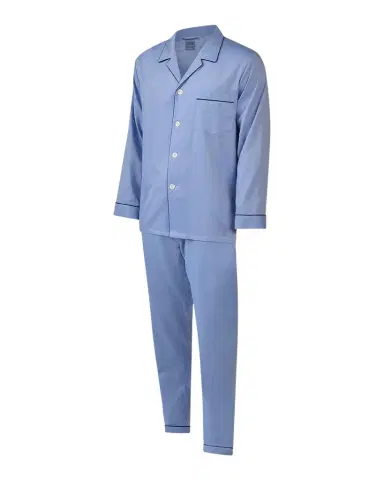 Majestic International Men's Piped Pajama Set | Thumbnail 1 Majestic International Men's Piped Pajama Set | Thumbnail 1