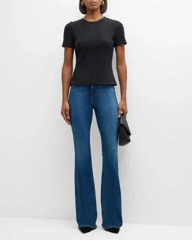 Veronica Beard Beverly High-Rise Skinny Flare Jeans | Thumbnail 2 Veronica Beard Beverly High-Rise Skinny Flare Jeans | Thumbnail 2