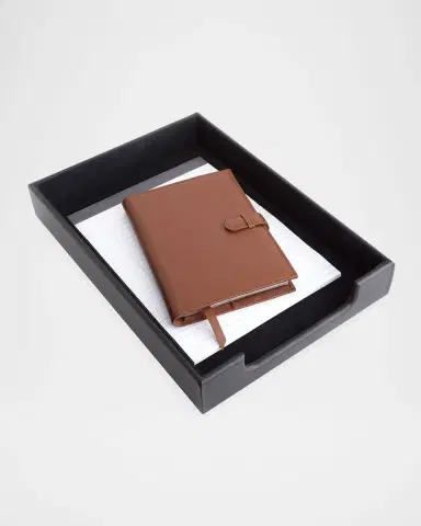 ROYCE New York Personalized Leather Letter Desk Tray | Thumbnail 4 ROYCE New York Personalized Leather Letter Desk Tray | Thumbnail 4