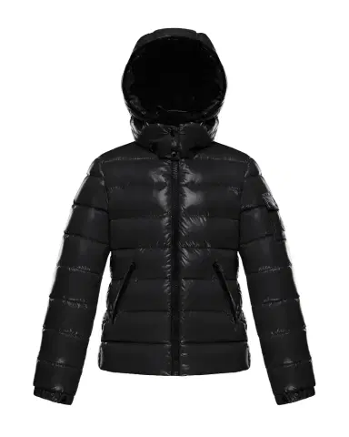 Moncler Girl 's Bady Quilted Logo Jacket, Size -14 | Thumbnail 1 Moncler Girl 's Bady Quilted Logo Jacket, Size -14 | Thumbnail 1