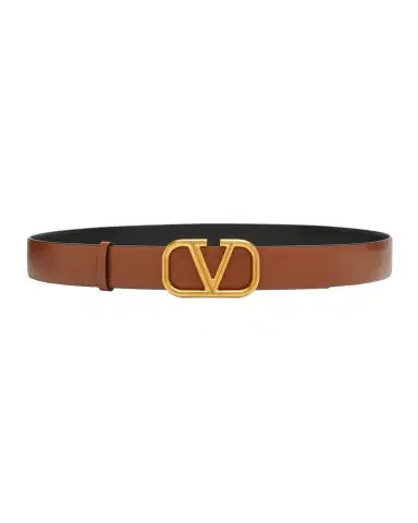 Valentino Garavani VLogo Reversible Leather Belt, 30mm | Thumbnail 1 Valentino Garavani VLogo Reversible Leather Belt, 30mm | Thumbnail 1
