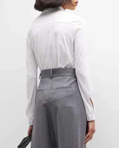 Theory Riduro Organic Cotton Button-Up Shirt | Thumbnail 6 Theory Riduro Organic Cotton Button-Up Shirt | Thumbnail 6