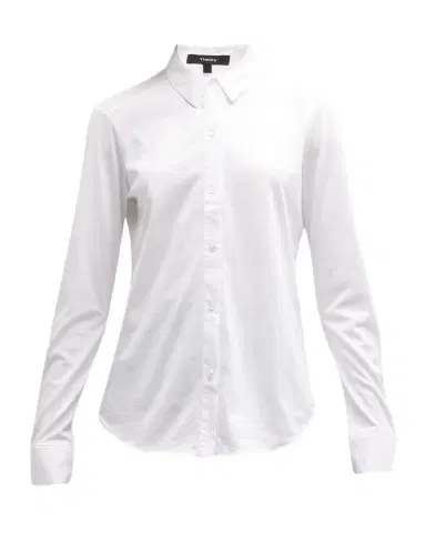 Theory Riduro Organic Cotton Button-Up Shirt | Thumbnail 1 Theory Riduro Organic Cotton Button-Up Shirt | Thumbnail 1