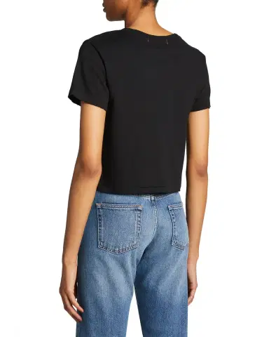 AMO Denim Babe Cropped Crewneck Tee | Thumbnail 2 AMO Denim Babe Cropped Crewneck Tee | Thumbnail 2
