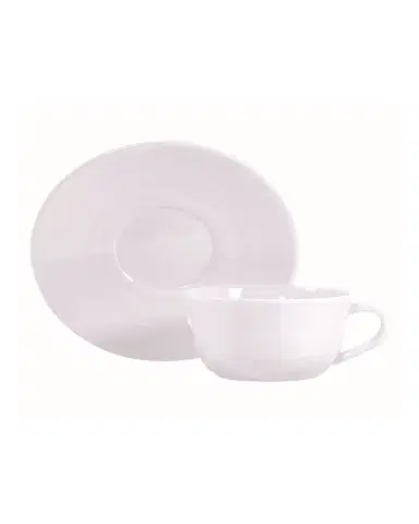 Bernardaud Origine Tea Saucer, White | Thumbnail 2 Bernardaud Origine Tea Saucer, White | Thumbnail 2