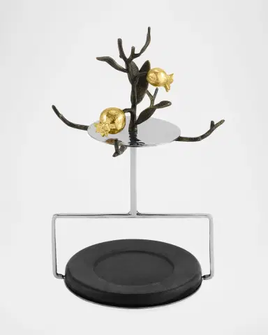 Michael Aram Pomegranate Demitasse Set with Stand | Thumbnail 2 Michael Aram Pomegranate Demitasse Set with Stand | Thumbnail 2