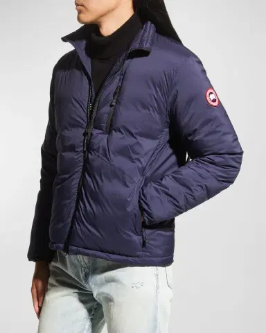 Canada Goose Men 's Lodge Zip-Front Puffer Coat | Thumbnail 3 Canada Goose Men 's Lodge Zip-Front Puffer Coat | Thumbnail 3