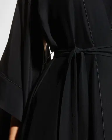 Kiki De Montparnasse Muse Silk Kimono Robe | Thumbnail 5 Kiki De Montparnasse Muse Silk Kimono Robe | Thumbnail 5