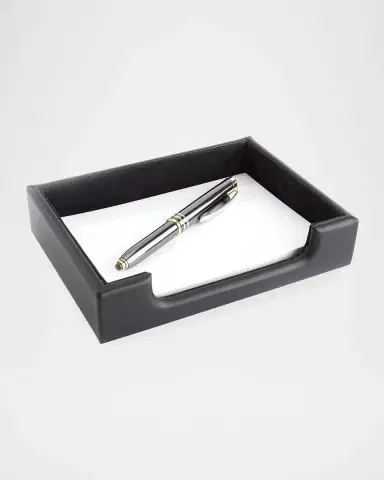 Royce New York Personalized Leather Note Desk Tray | Thumbnail 4 Royce New York Personalized Leather Note Desk Tray | Thumbnail 4