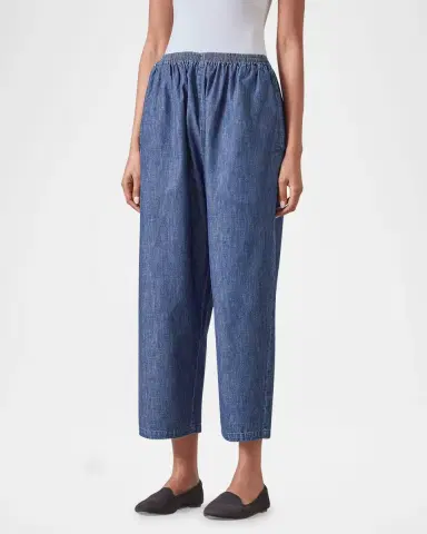 Eskandar Denim Japanese Trousers | Thumbnail 2 Eskandar Denim Japanese Trousers | Thumbnail 2