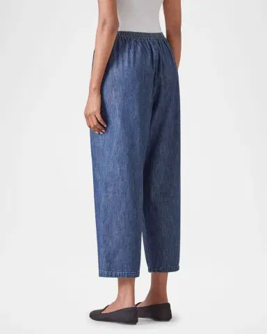 Eskandar Denim Japanese Trousers | Thumbnail 3 Eskandar Denim Japanese Trousers | Thumbnail 3