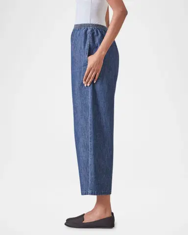 Eskandar Denim Japanese Trousers | Thumbnail 4 Eskandar Denim Japanese Trousers | Thumbnail 4
