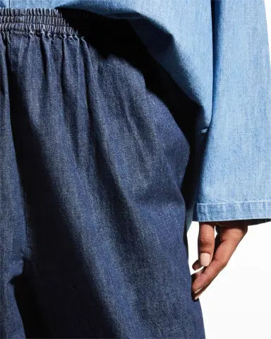 Eskandar Denim Japanese Trousers | Thumbnail 5 Eskandar Denim Japanese Trousers | Thumbnail 5