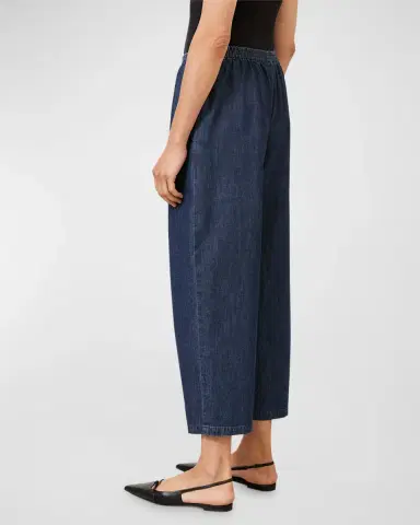 Eskandar Denim Japanese Trousers | Thumbnail 6 Eskandar Denim Japanese Trousers | Thumbnail 6