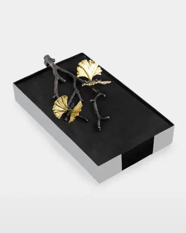 Michael Aram Butterfly Ginkgo Guest Towel Holder | Thumbnail 2 Michael Aram Butterfly Ginkgo Guest Towel Holder | Thumbnail 2
