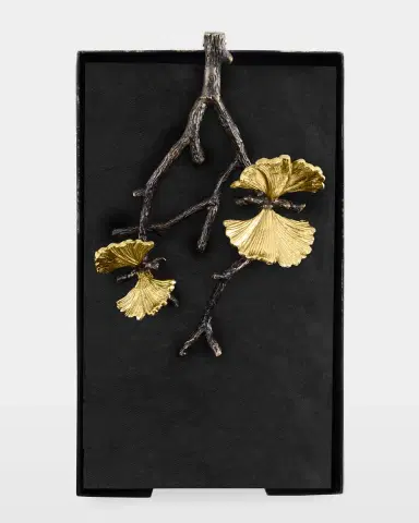Michael Aram Butterfly Ginkgo Guest Towel Holder | Thumbnail 3 Michael Aram Butterfly Ginkgo Guest Towel Holder | Thumbnail 3